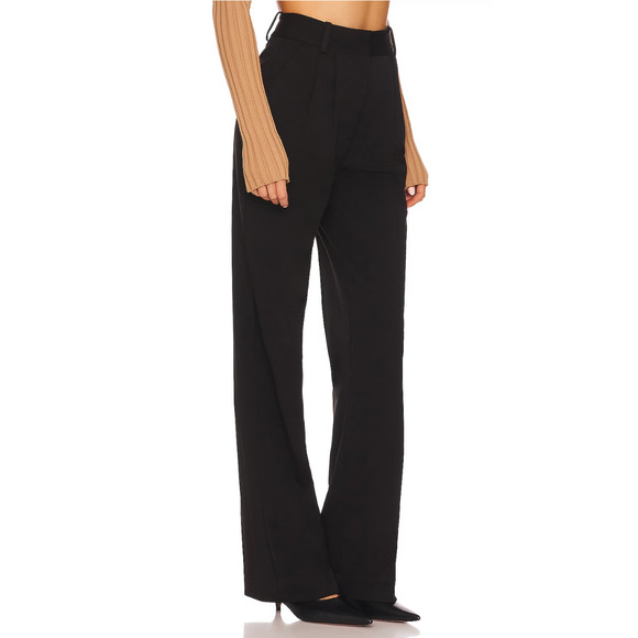 Favorite Daughter Pants - Favorite Daughter NEW The Favorite Pant size 4 black high rise wide leg (2022)